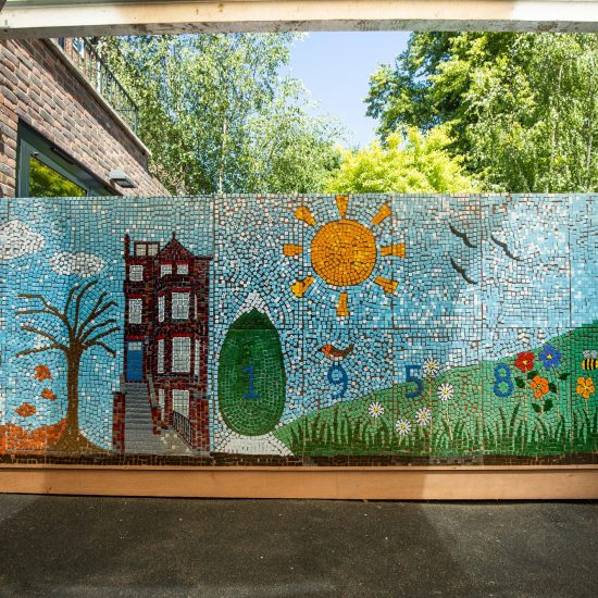 the full school mosaic