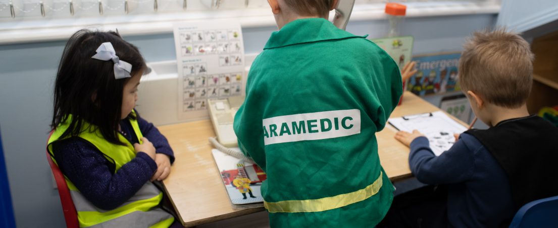 children in a paramedic setting
