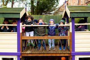 children in a playground